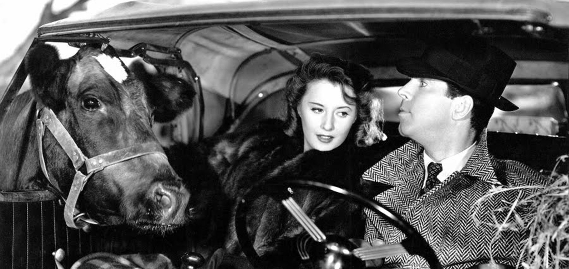 Barbara Stanwyck and Fred MacMurray in 'Remember the Night' (1940)