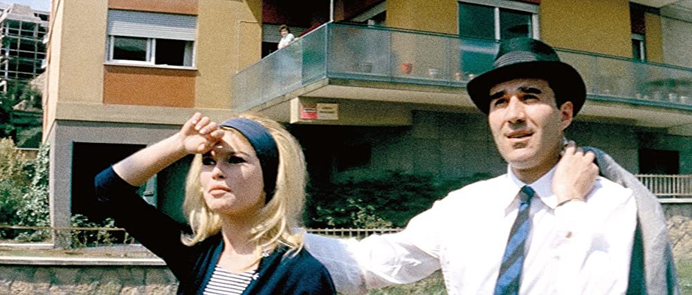 Outside - Brigitte Bardot and Michel Piccoli in Contempt (1963)