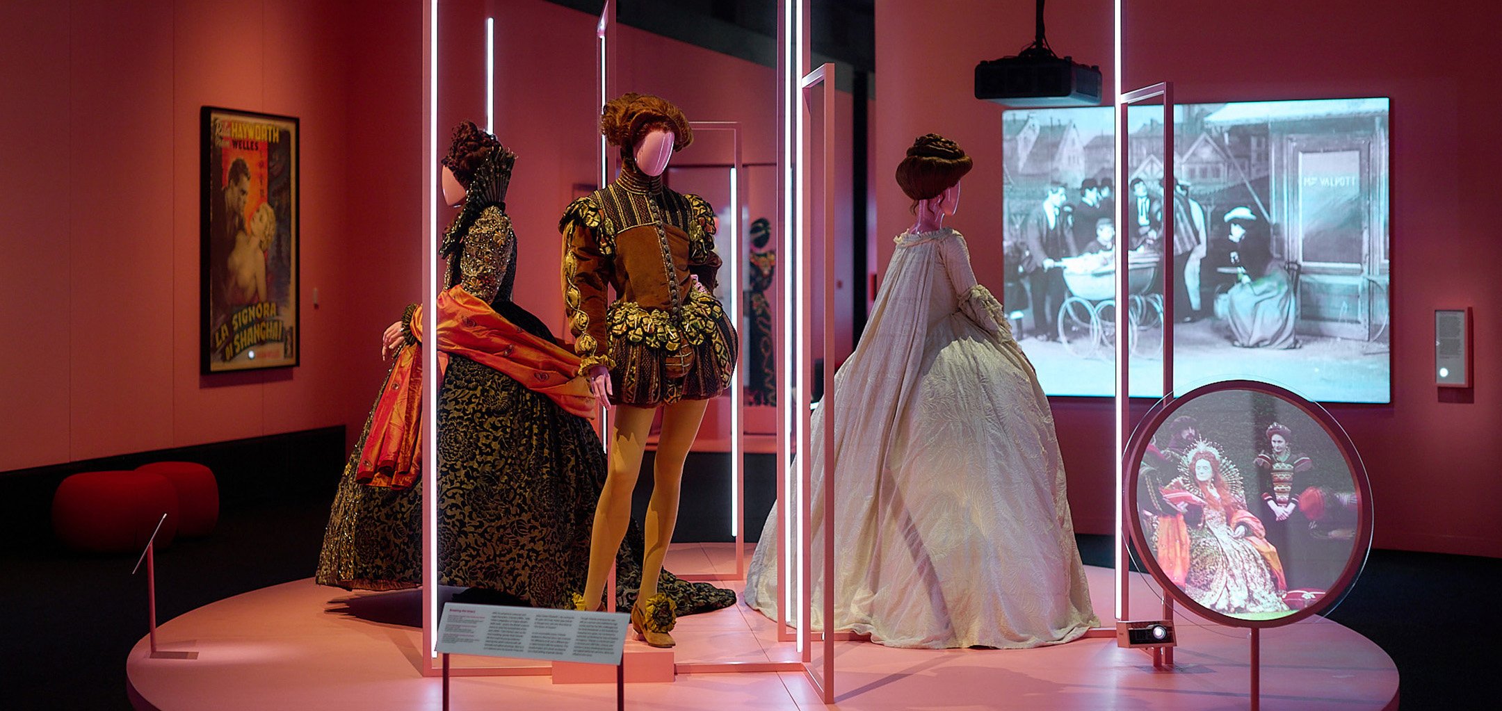 Costumes from Orlando in Goddess - Power, Glamour, Rebellion at ACMI - photo by Eugene Hyland