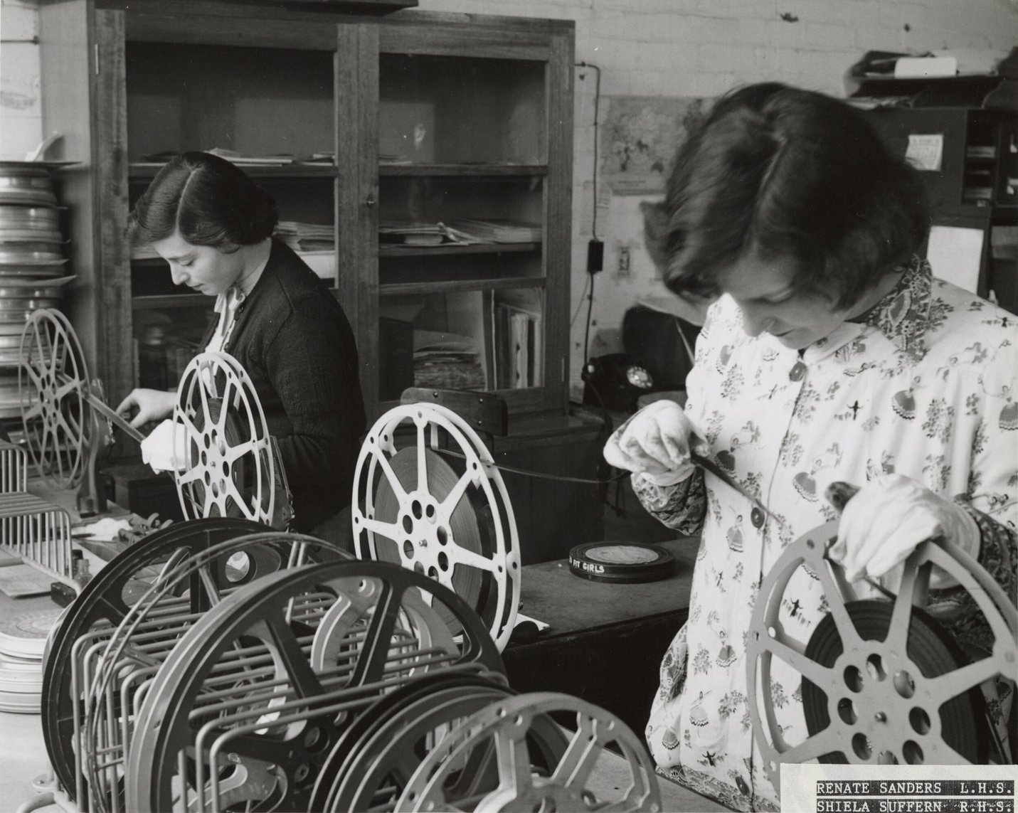 Films being checked at the state film centre