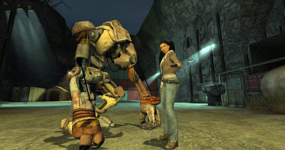 Alyx and Dog from 'Half Life 2' (2004)