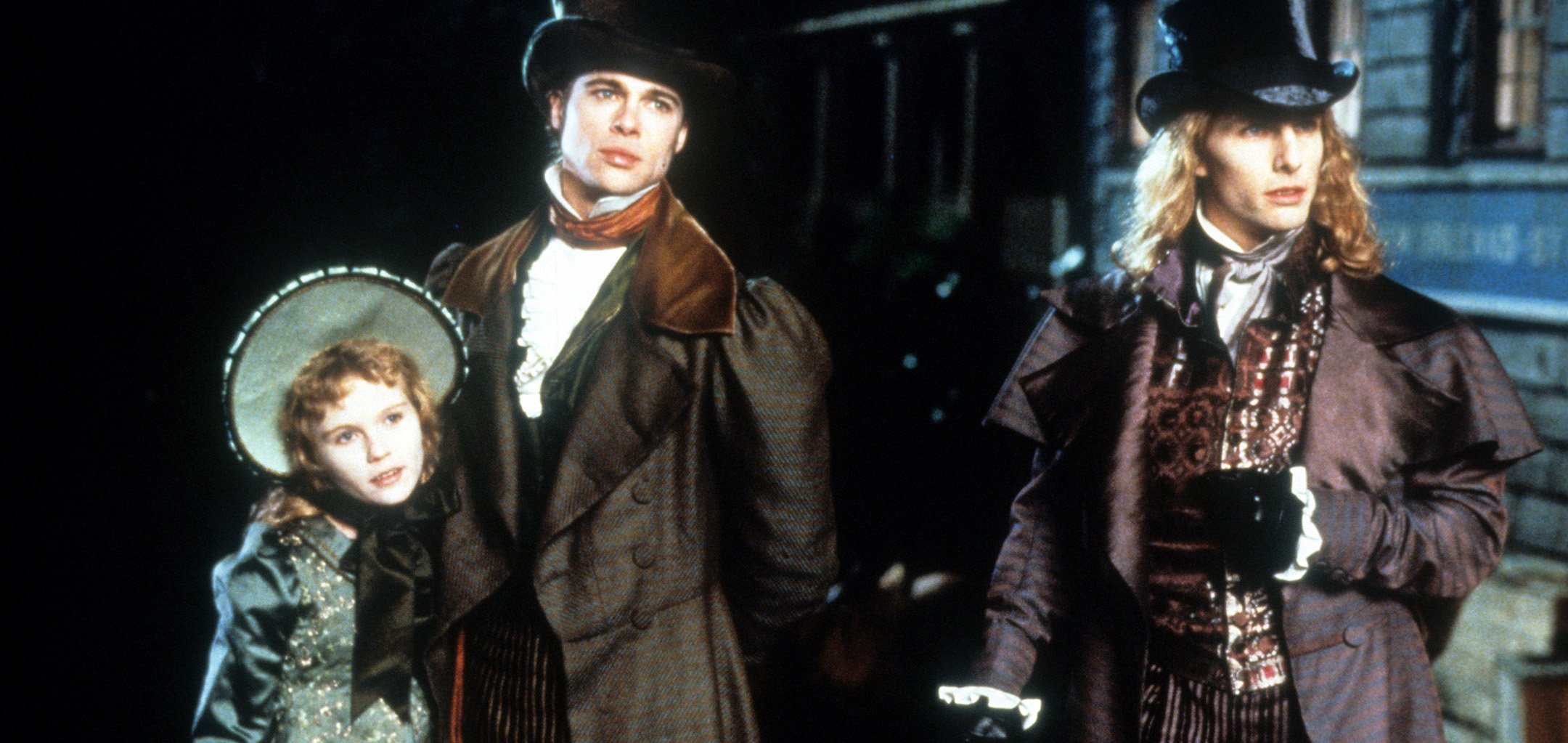 Kirsten Dunst, Brad Pitt and Tom Cruise in Interview with the Vampire (1994)