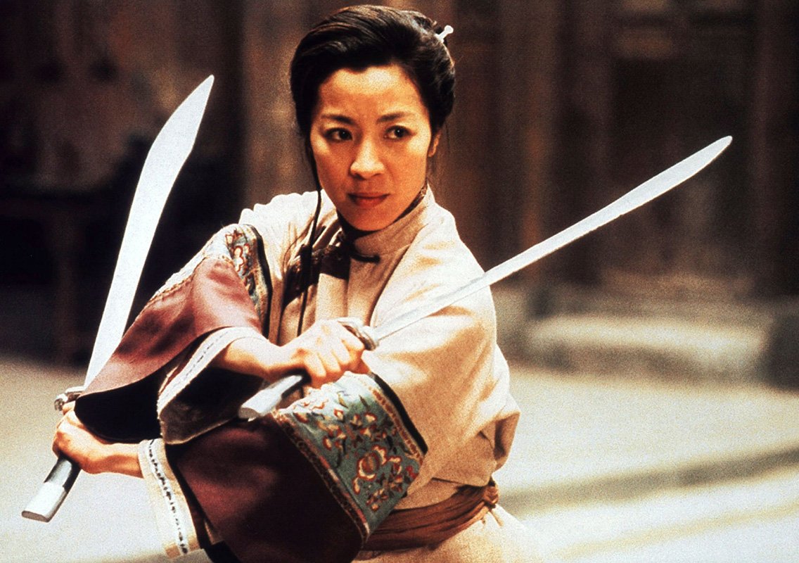 Crouching Tiger, Hidden Dragon, 2000, Michelle Yeoh. Image courtesy of United Archives GmbH / Alamy Stock Photo.