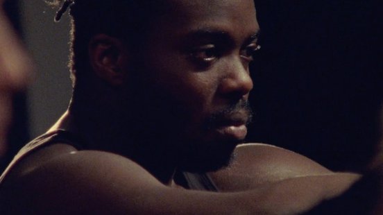 Jonathan Ajayi in a still from 'Play It Safe' (2021)