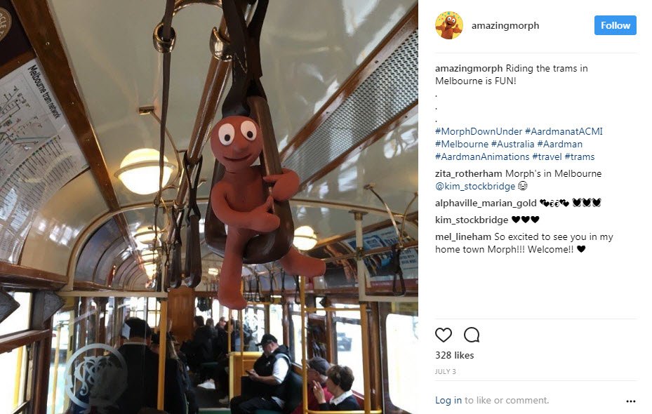 Morph on tram