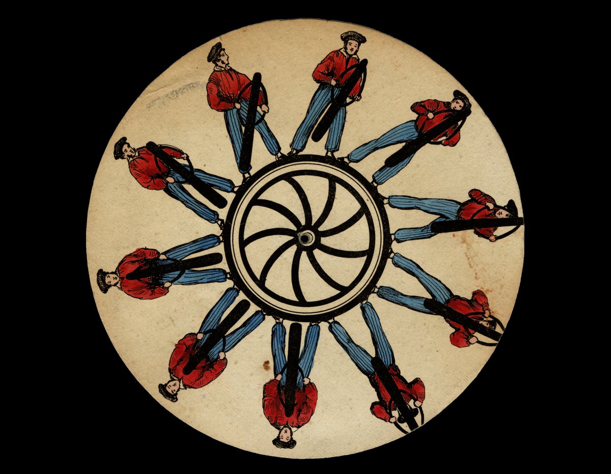 Phénakistiscope Original Alph. Giroux 1833 - Disque Optique Ancien "La Danse" - Pièce De Musée