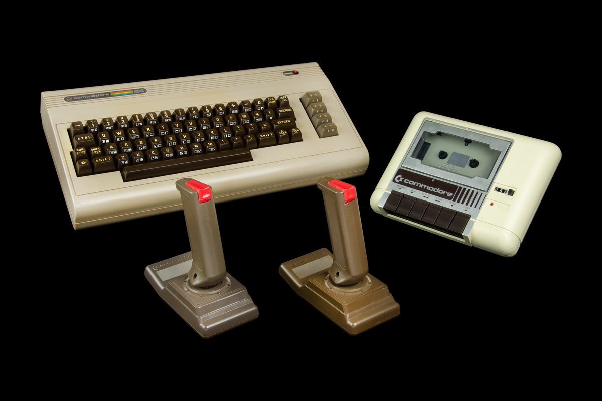 Commodore 64 Console and Cassettes Commodore Business Machines 1985