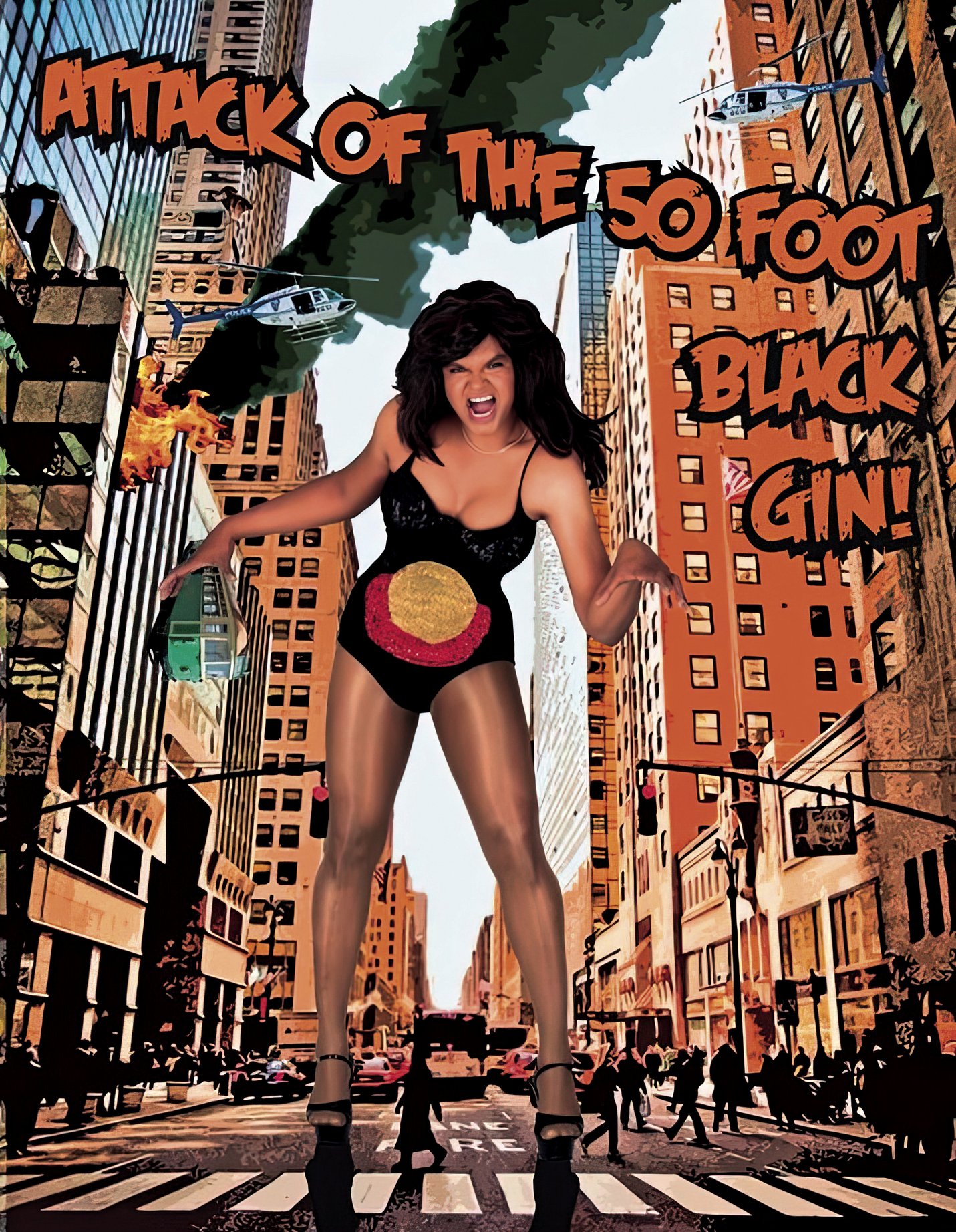 Kamahi Djordon King, Attack of the 50 Foot Black Gin!, 2010. Courtesy the artist
