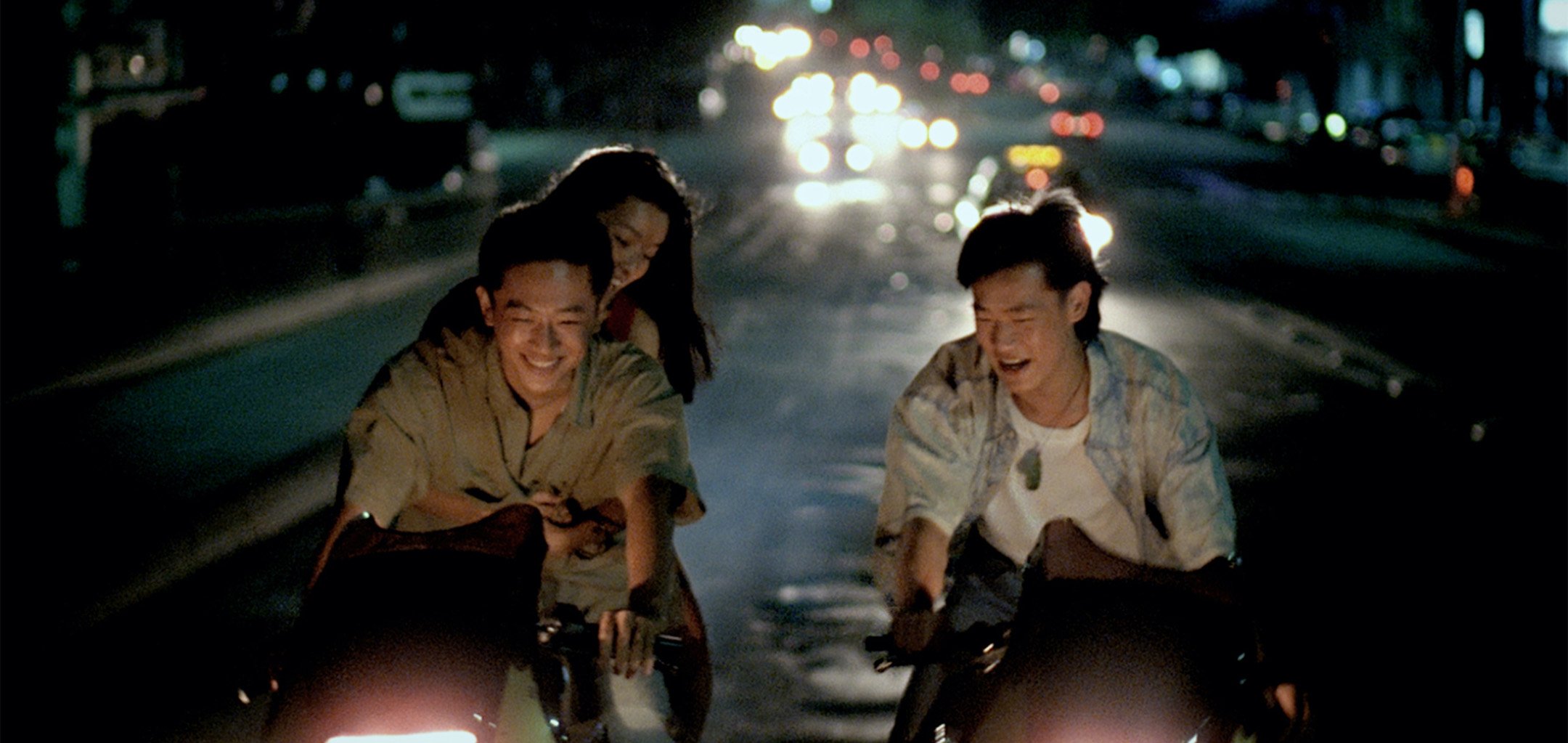 Chao-jung Chen, Chang-Bin Jen, and Yu-Wen Wang in Rebels of the Neon God (1992)