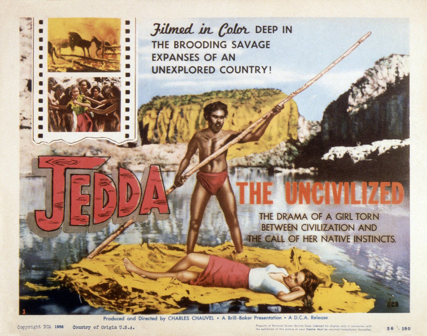 Promotional art for Jedda the Uncivilized, 1955. Courtesy Alamy