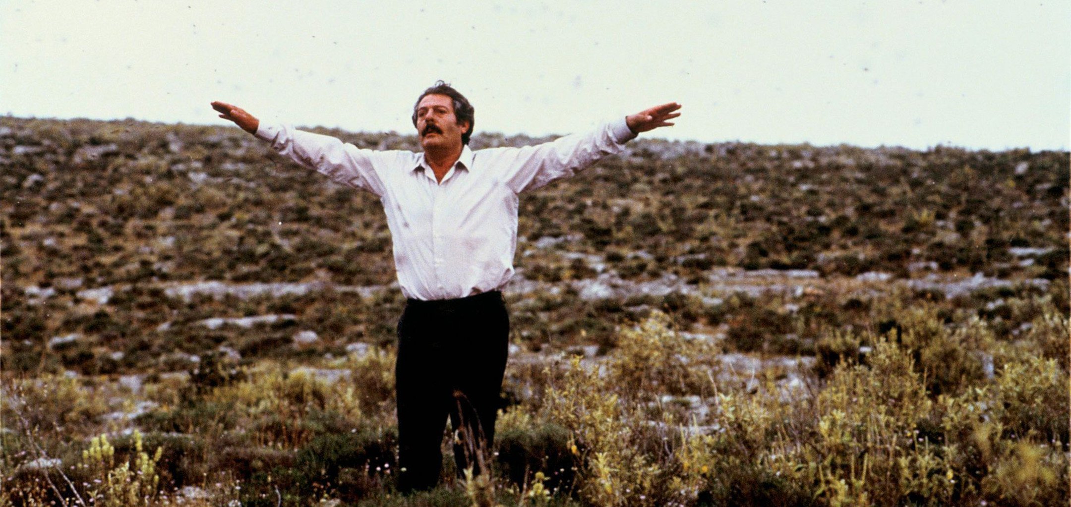 Marcello Mastroianni in The Beekeeper (1986)