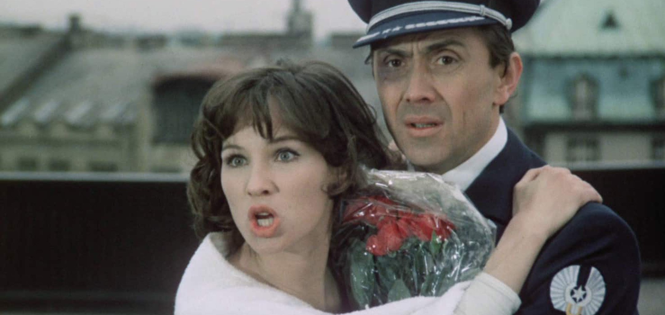 Valerie Chmelová and Petr Kosta in Tomorrow I'll Wake Up and Scald Myself with Tea (1977)